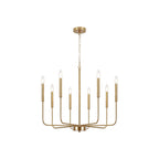 Ulfuvys Modern Candle Industrial Metal Chandelier