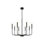 Ulfuvys Modern Candle Industrial Metal Chandelier
