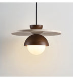 Vera Travertine Glass Pendant Light Design