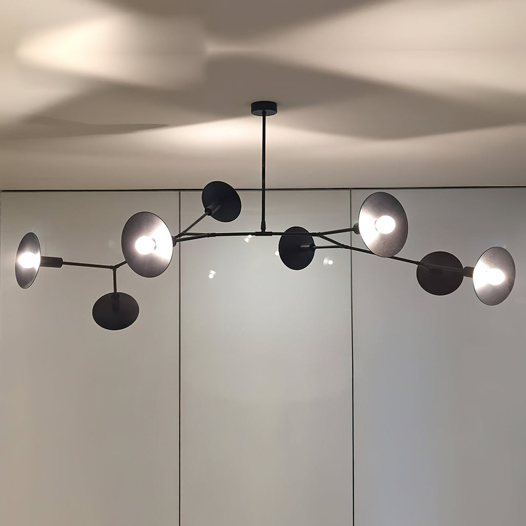 Tinduvyo Modern Minimalist Metal Glass Chandelier