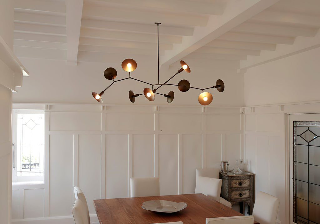 Tinduvyo Modern Minimalist Metal Glass Chandelier