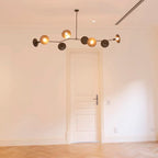 Tinduvyo Modern Minimalist Metal Glass Chandelier