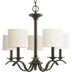 Vatnuvys Traditional Premium Brass Fabric Metal Chandelier