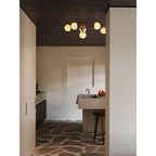 Ulfuvyo Modern Minimalist Glass Metal Wall Lamp