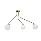 Vatnuvyo Modern Minimalist Brass Metal Glass Ceiling Lamp