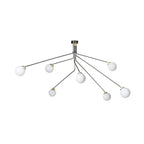 Vatnuvyo Modern Minimalist Brass Metal Glass Ceiling Lamp