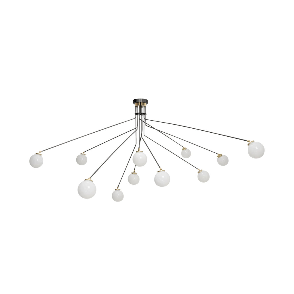 Vatnuvyo Modern Minimalist Brass Metal Glass Ceiling Lamp