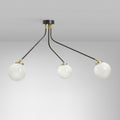 Vatnuvyo Modern Minimalist Brass Metal Glass Ceiling Lamp