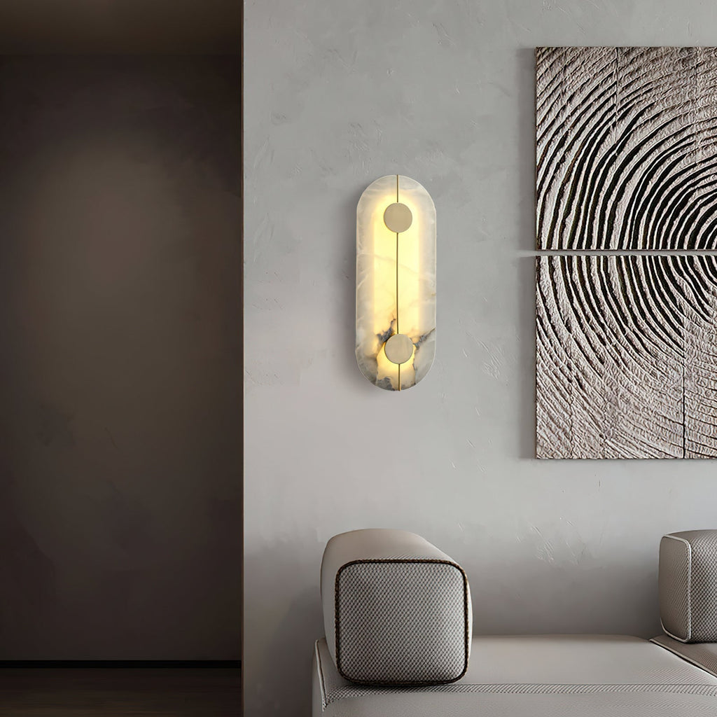 Waegnuvyo Modern Minimalist Alabaster Wall Lamp