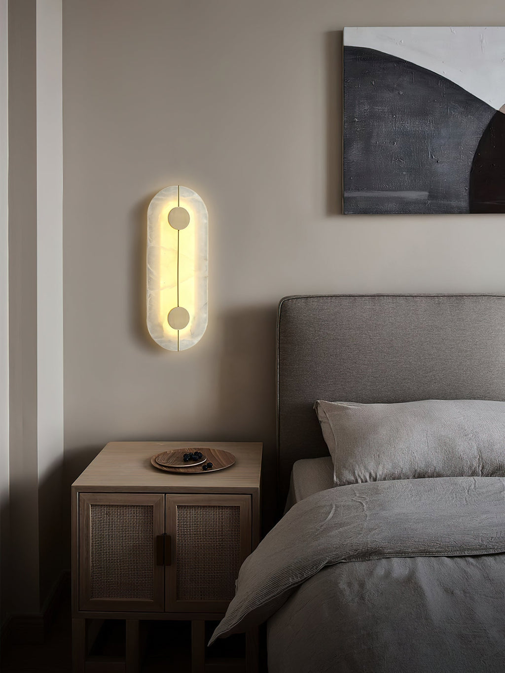 Waegnuvyo Modern Minimalist Alabaster Wall Lamp