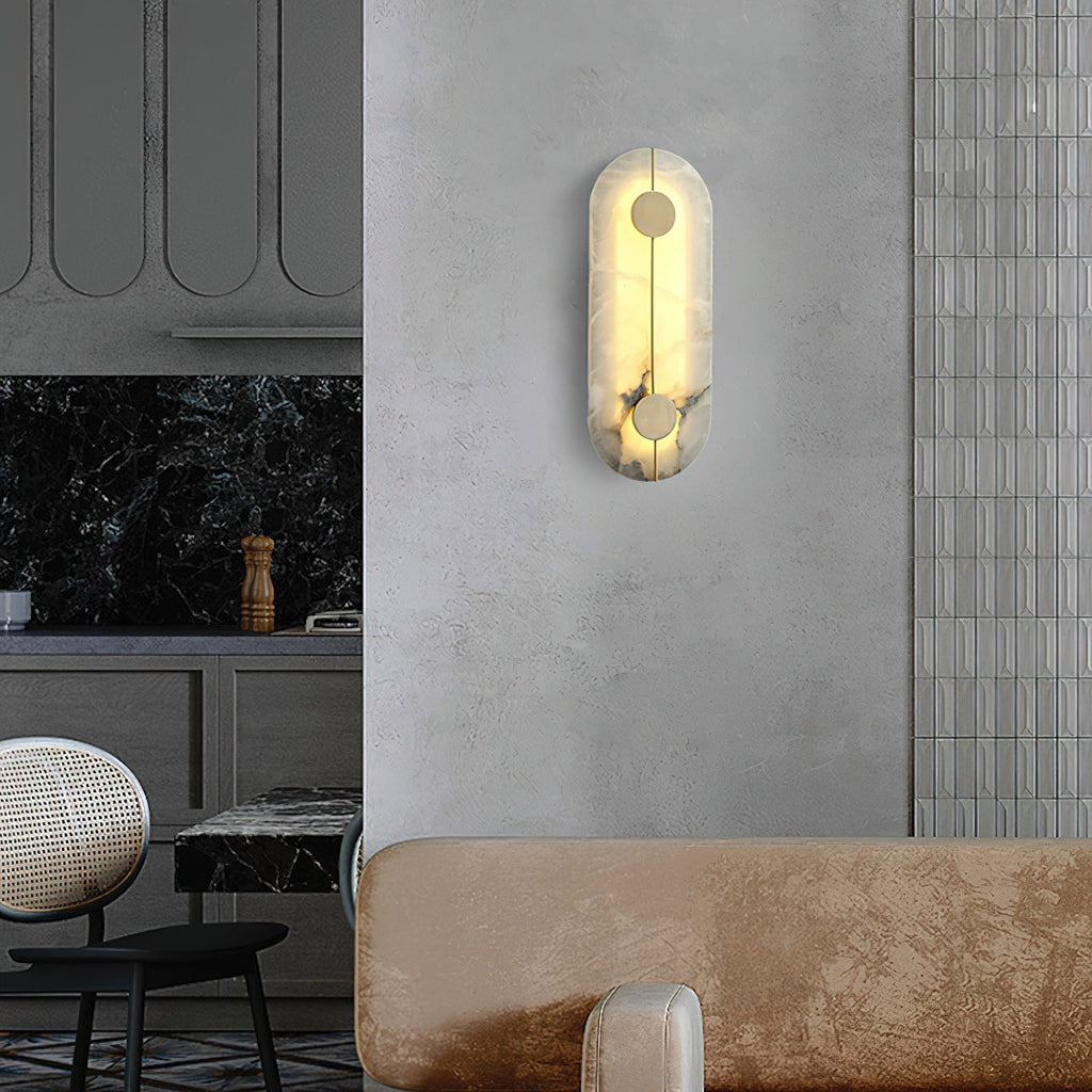 Waegnuvyo Modern Minimalist Alabaster Wall Lamp