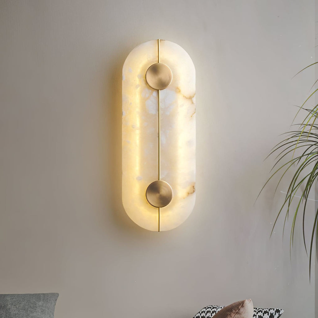 Artistic Wall Lamp Dolomite Copper Retro Flair