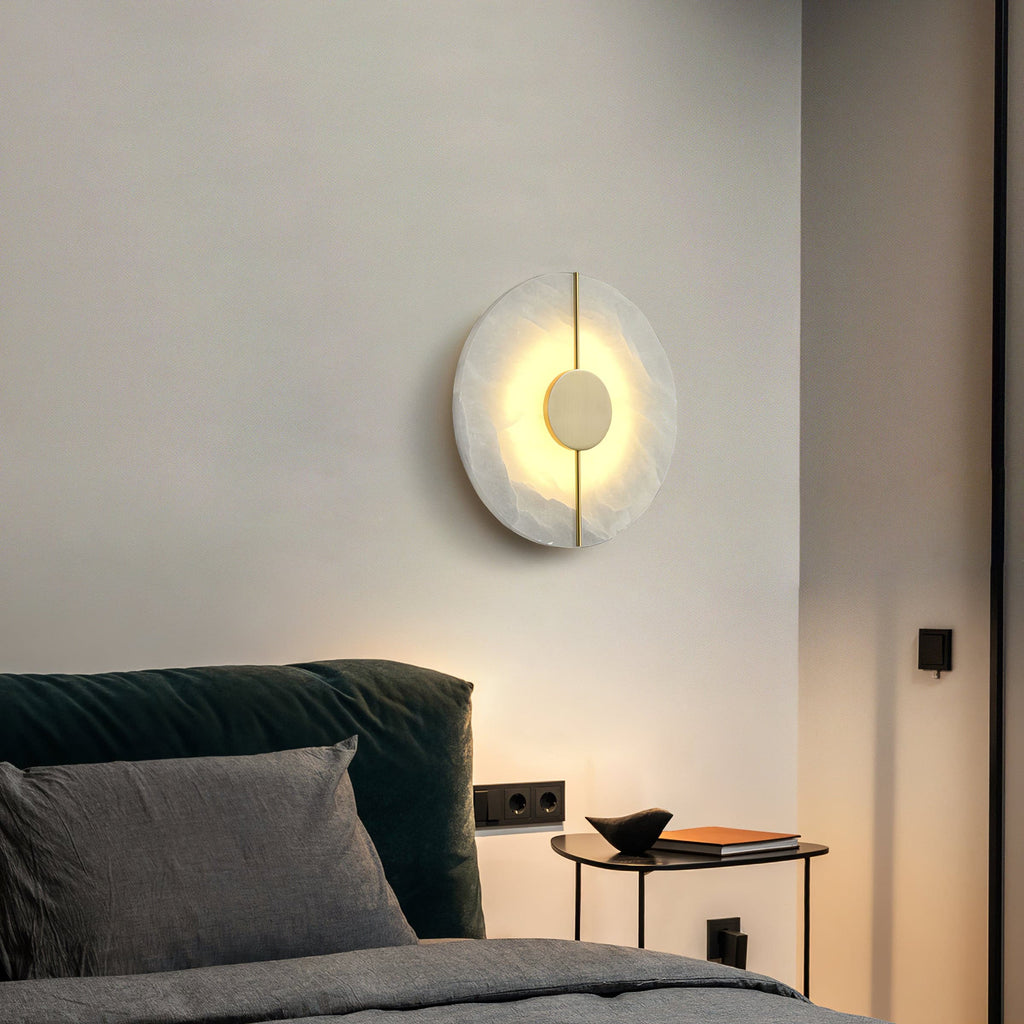 Artistic Wall Lamp Dolomite Copper Retro Flair