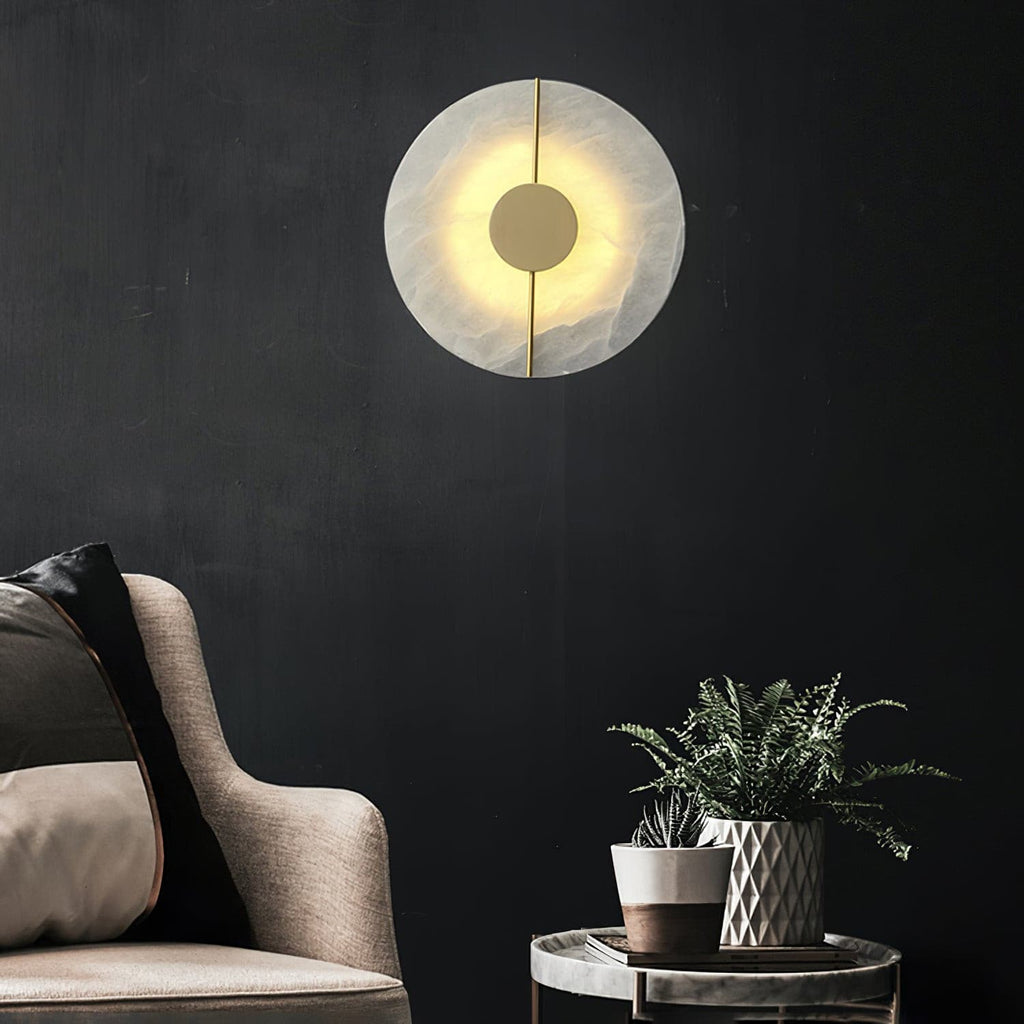 Artistic Wall Lamp Dolomite Copper Retro Flair