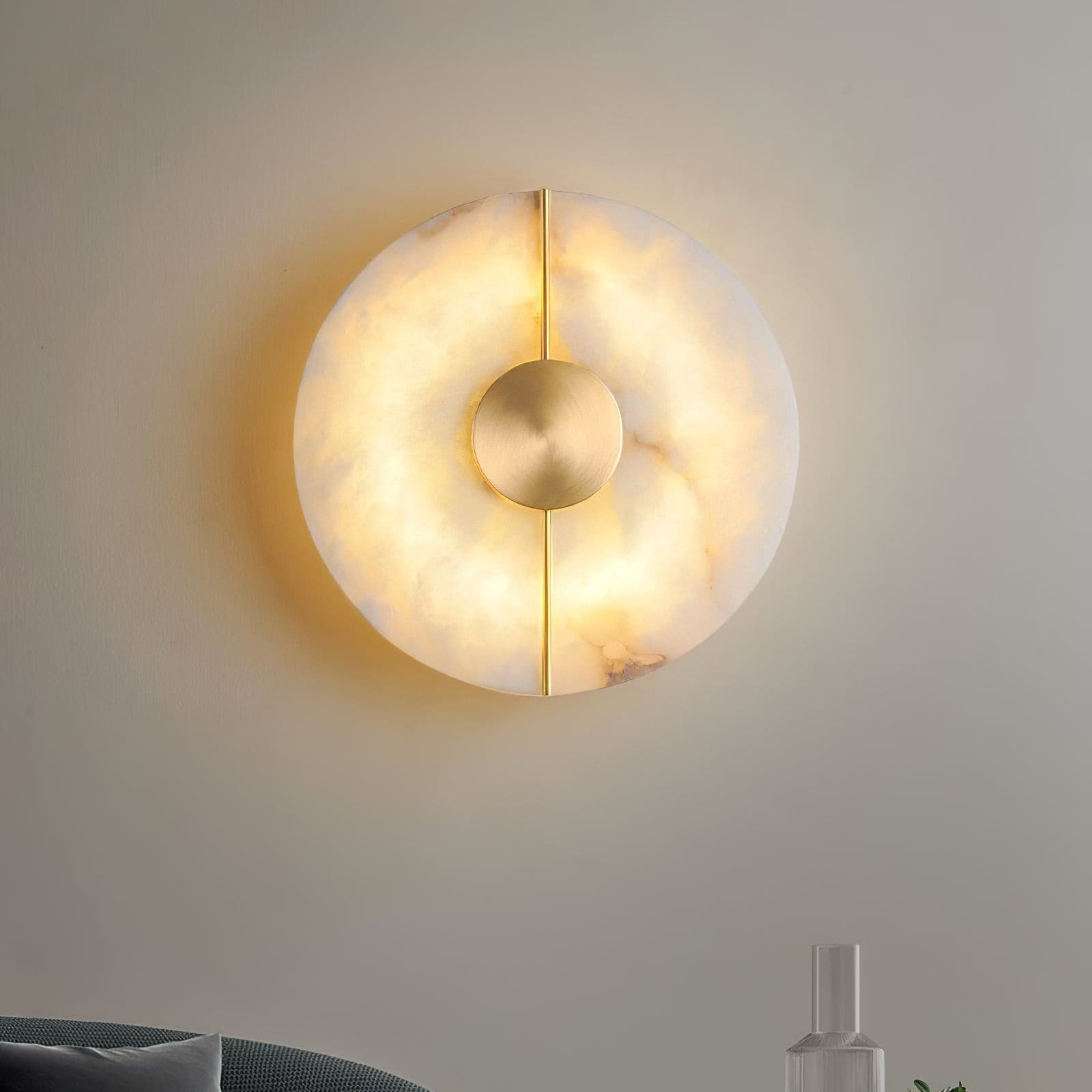 Artistic Wall Lamp Dolomite Copper Retro Flair
