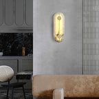Artistic Wall Lamp Dolomite Copper Retro Flair