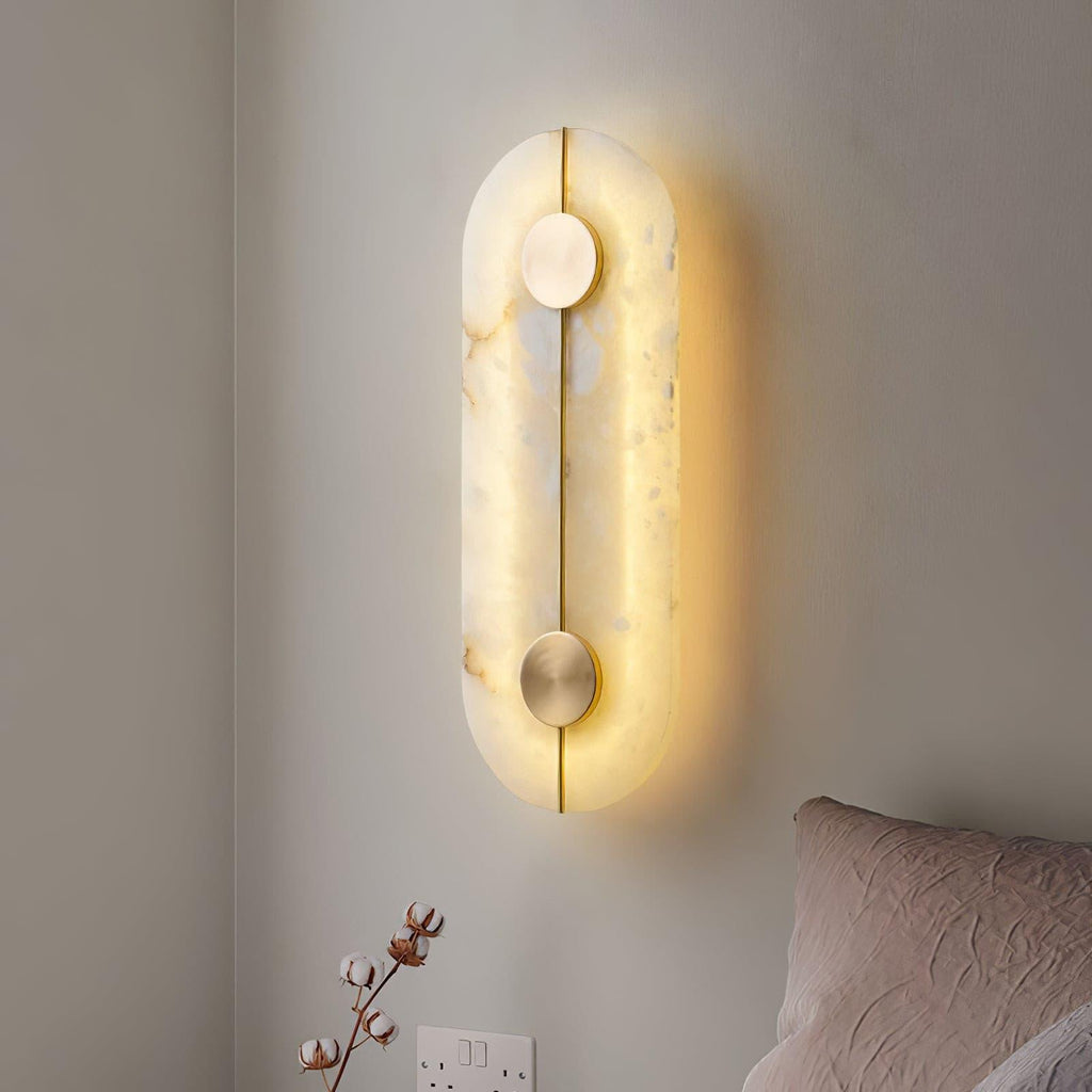 Citheira Minimalist Alabaster Wall Light