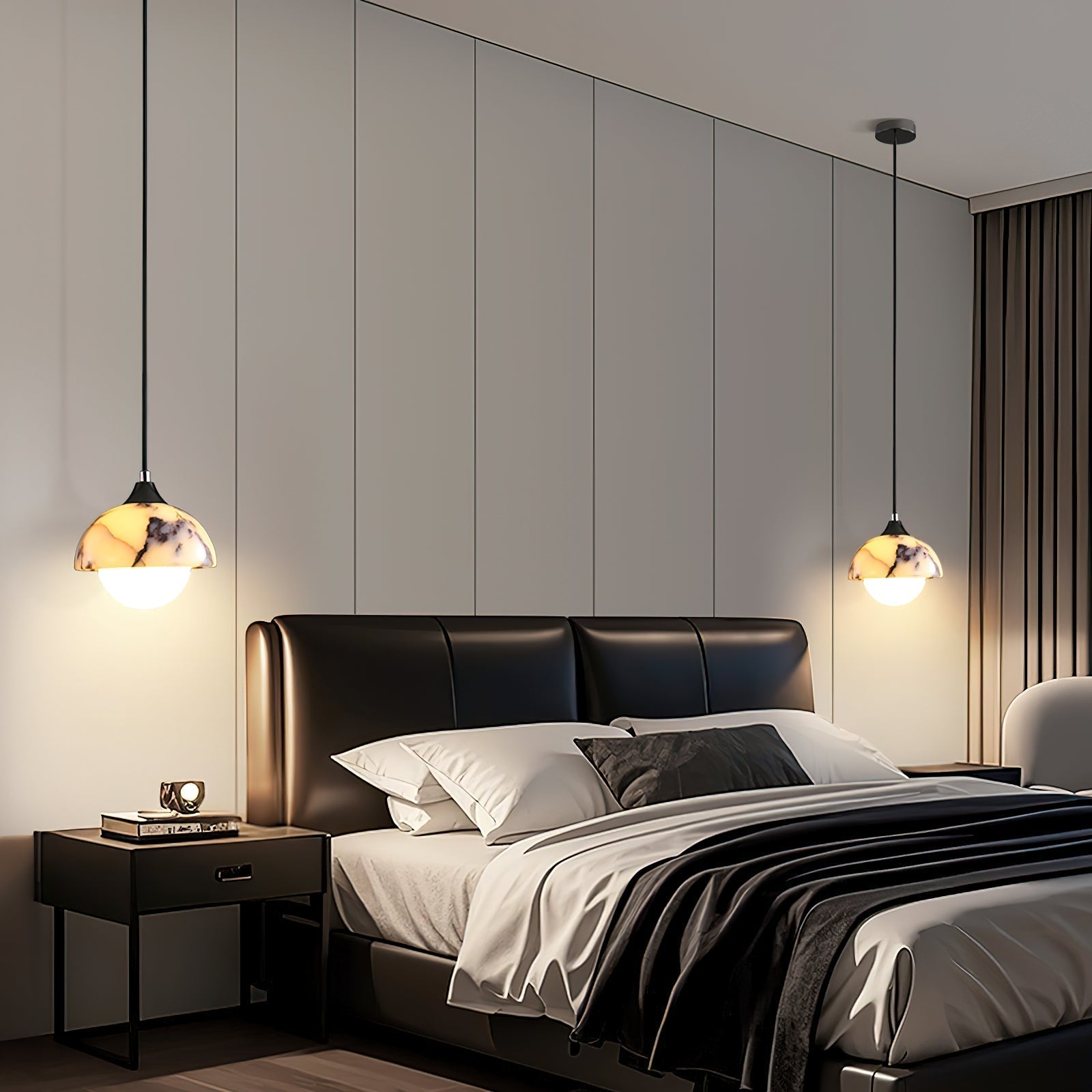 Yrvuvys Modern Minimalist Marble Pendant Lamp