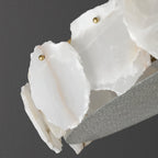 Zoruvys Sophisticated Disc Flat Alabaster Glass Ceiling Light