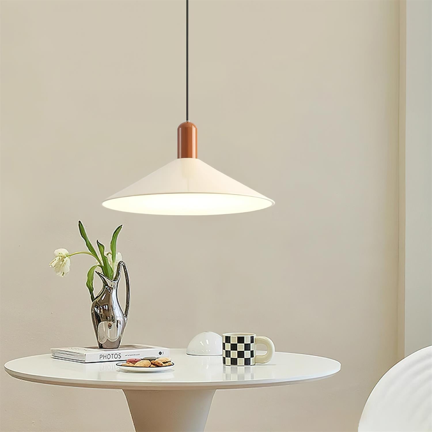 Pendant Light LED Minimalist Cone  Hanging Lamp for Kitchen Dining