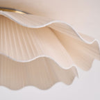 Tirah Fabric Wave Ceiling Light Brass