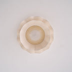 Tirah Fabric Wave Ceiling Light Brass