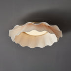 Tirah Fabric Wave Ceiling Light Brass