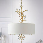 Asbury Individual Creativity Crystal Fabric Pendant Lamp