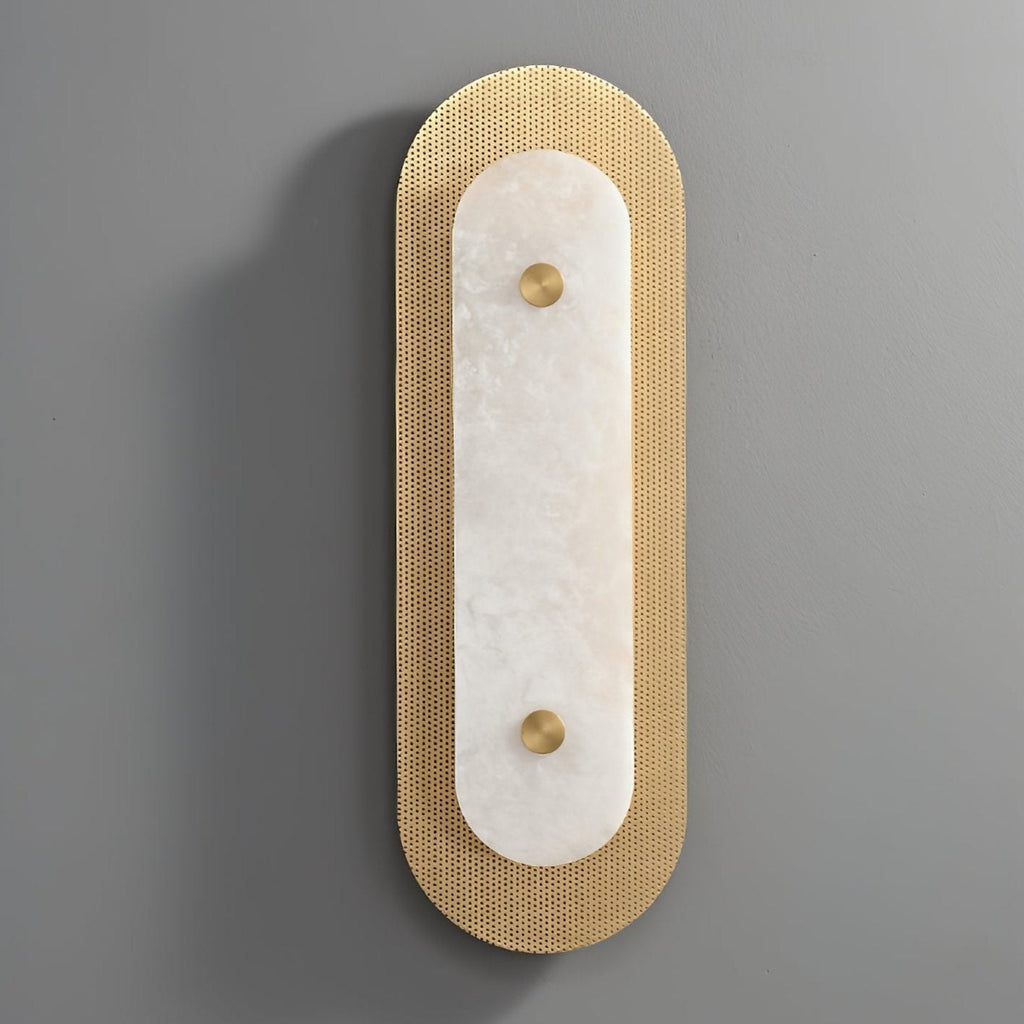 Celaeeth Oval Alabaster Wall Light