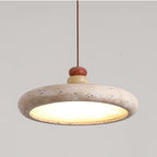 Tinon Pendant Lamp Yellow travertine Marble