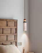 Tinon Pendant Lamp Yellow travertine Marble