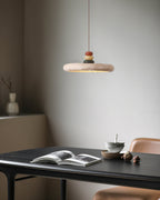 Tinon Pendant Lamp Yellow travertine Marble