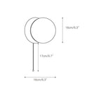 Blikuvys Modern Minimalist Travertine Glass Wall Lamp