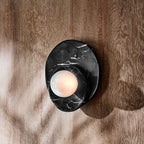 Astr Modern Minimalist Unique Stone Glass Wall Lamp