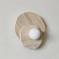 Astr Modern Minimalist Unique Stone Glass Wall Lamp
