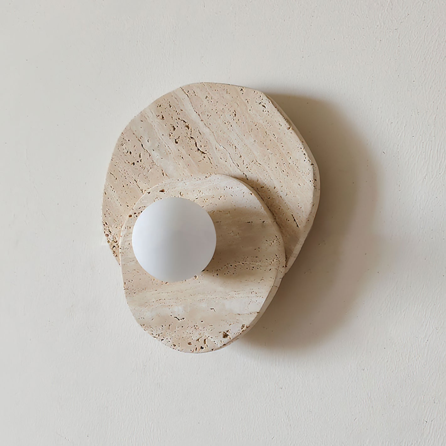 Astr Modern Minimalist Unique Stone Glass Wall Lamp