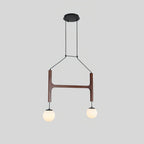 Terra Chandelier Geometric Wood