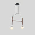 Terra Chandelier Geometric Wood
