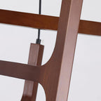 Terra Chandelier Geometric Wood
