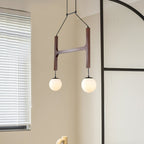 Terra Chandelier Geometric Wood
