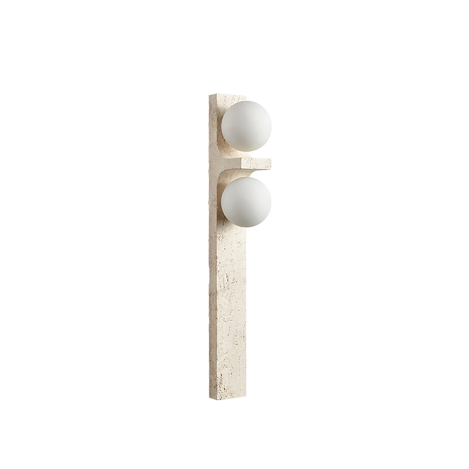 Cassiopeia Wall Light Minimalist in Travertine - Kingsley Beaumont