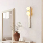 Cassiopeia Wall Light Minimalist in Travertine - Kingsley Beaumont