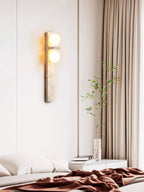 Cassiopeia Wall Light Minimalist in Travertine - Kingsley Beaumont