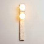 Cassiopeia Wall Light Minimalist in Travertine - Kingsley Beaumont