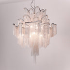 Lustra Pendant Lamp Stream Chain Nickel