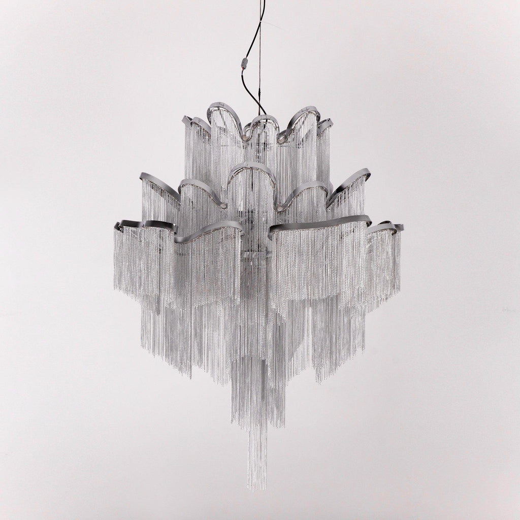 Lustra Pendant Lamp Stream Chain Nickel