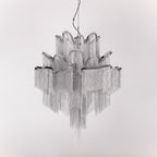 Lustra Pendant Lamp Stream Chain Nickel