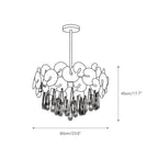 Caeluvyo Postmodern Luxury Elegance Crystal Chandelier