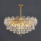 Caeluvyo Postmodern Luxury Elegance Crystal Chandelier