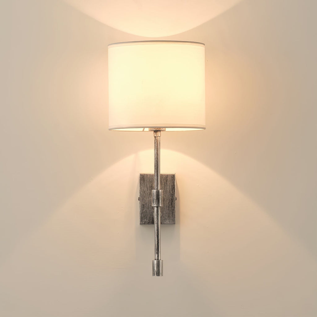 Eirikuvyo Modern Minimalist Metal Fabric Wall Lamp